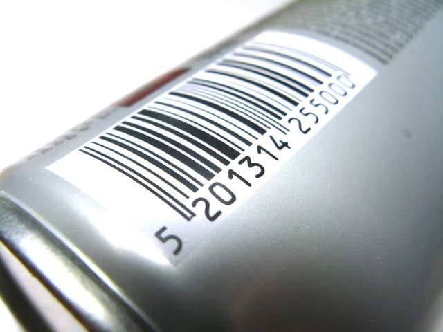Barcode-Etikett
