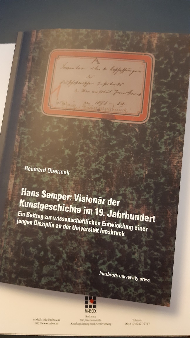 Dissertation, Forschung mit M-BOX Reinhard Obermeir: Hans Semper: Visionär der Kunstgeschichte des 19. Jahrhunderts